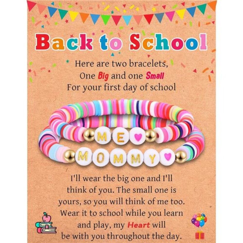 First Day of School Kindergarten Preschool Gifts for Girls, Mommy and Me